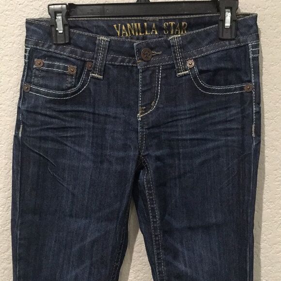 Vanilla Star Dark Wash Skinny Jean - Picture 2 of 5
